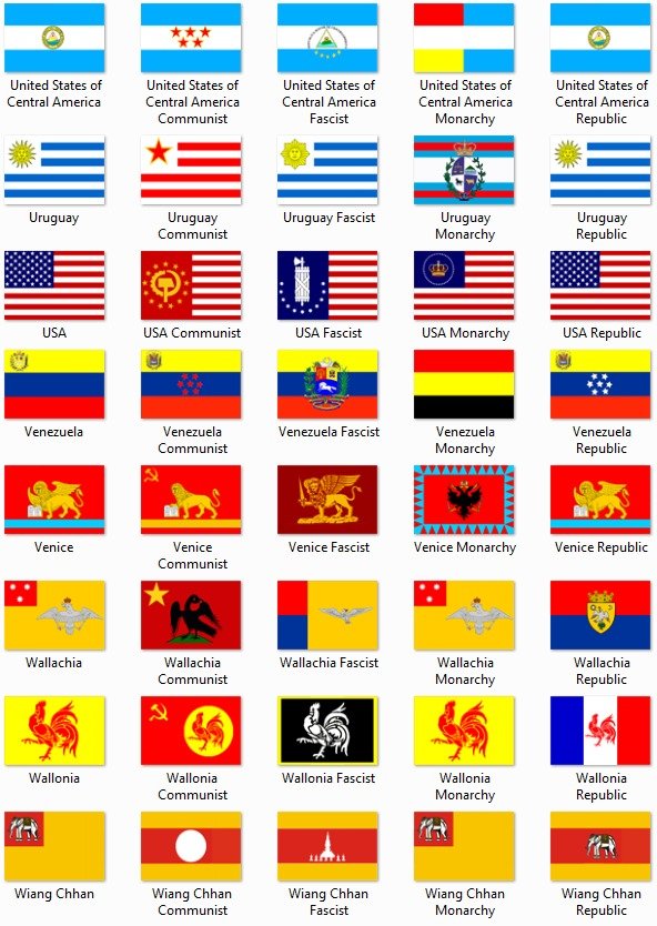 Victoria II Flags