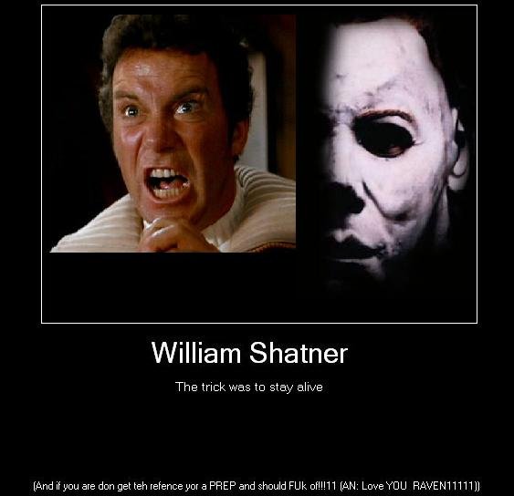 william shatner - michael myers