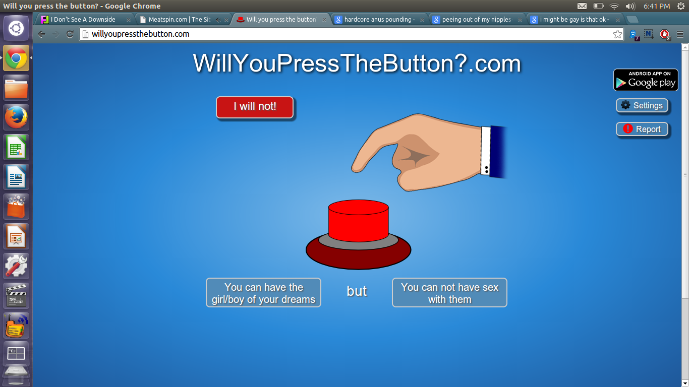 Will You Press The Button? – Apps no Google Play