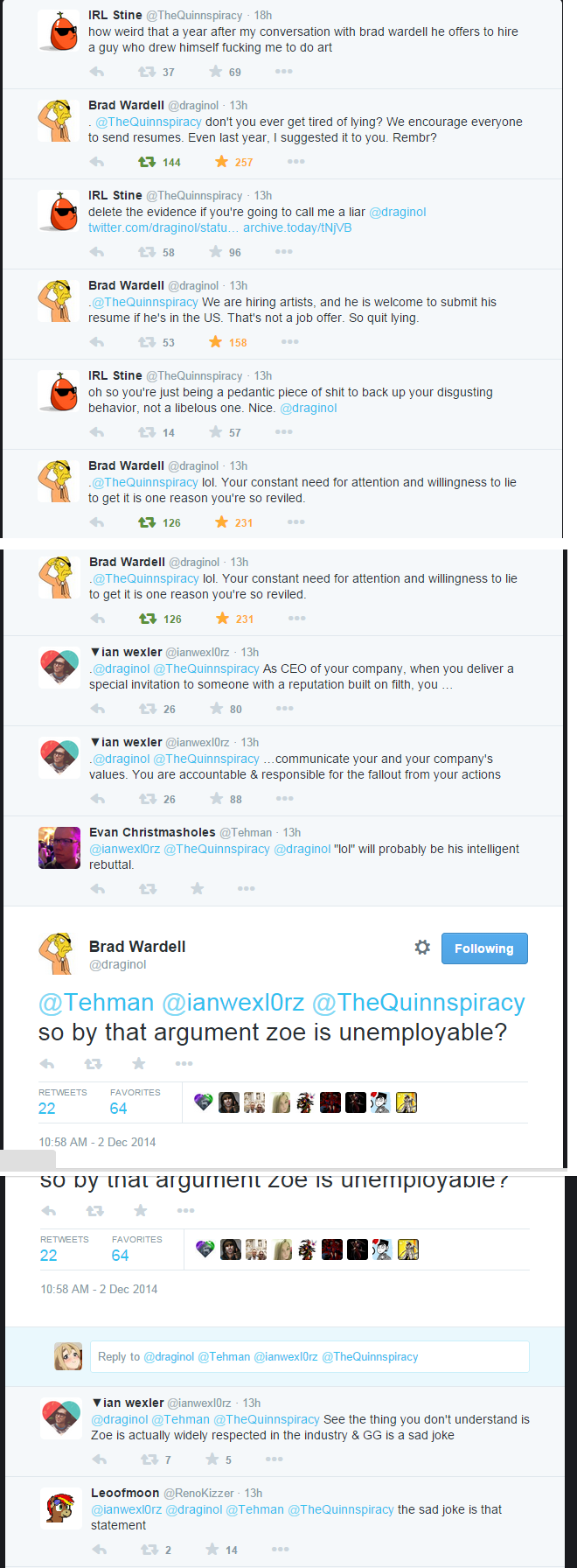 Zoe Quinn wrecked by CEO of Stardock